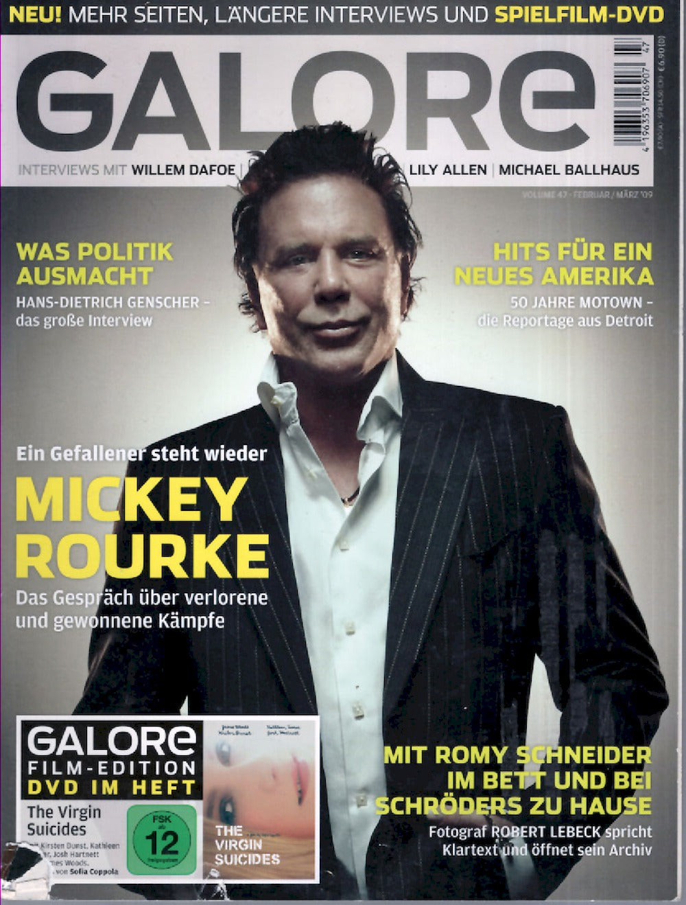 Galore Magazin Deutschland 2008 #47 Mickey Rourke