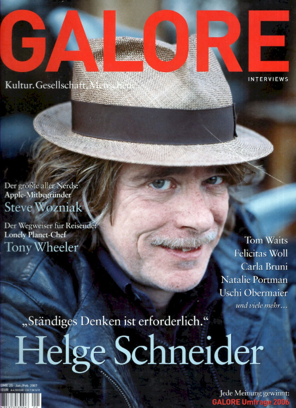 Galore Magazin Deutschland 2007 #25 Helge Schneider
