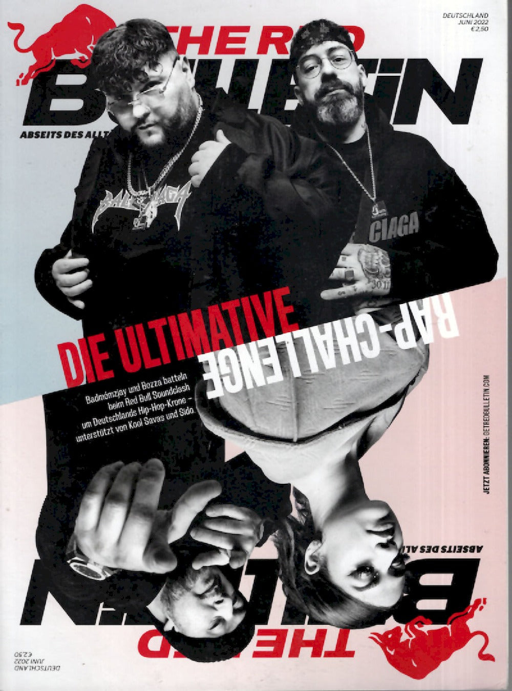 The Red Bulletin Magazine Allemagne 2022-06 Badmomzjay Bozza Kool Savas Sido Badmómzjay Édition originale