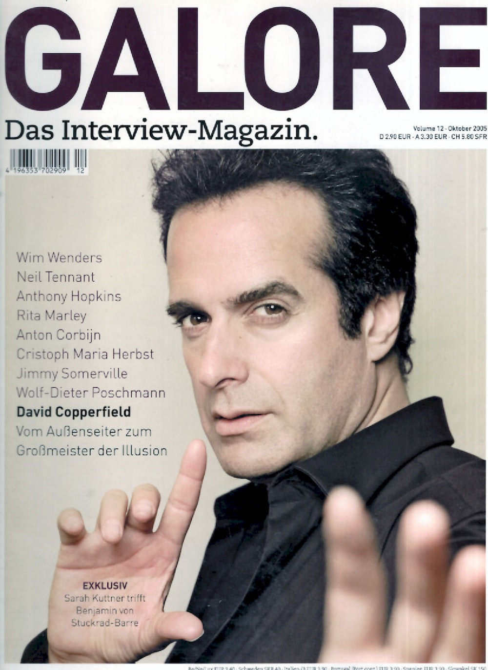 Galore Magazin Deutschland 2005 #12 David Copperfield