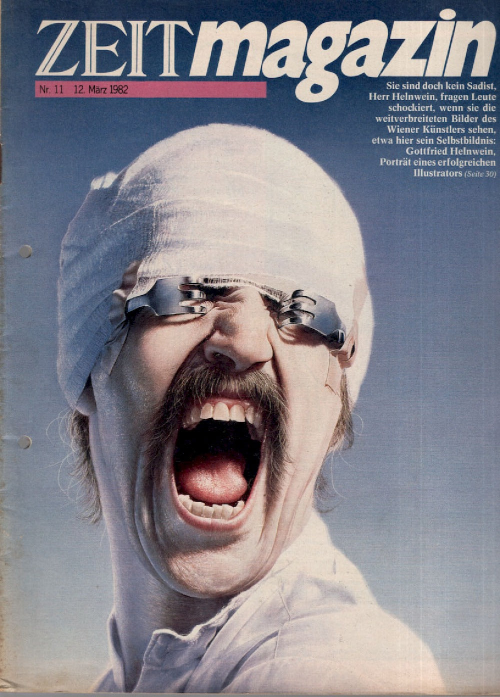 Zeit Magazin Deutschland 1982-11 Gottfried Helnwein
