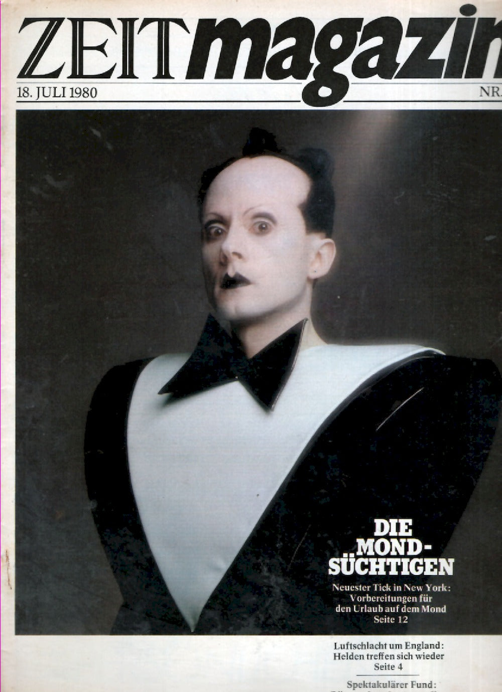 Zeit Magazin Deutschland 1980-30 Klaus Nomi
