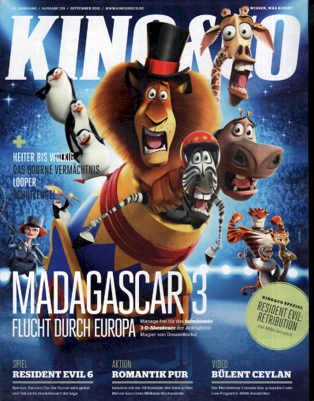Kino & Co Magazin Deutschland 2012 #139 Madagascar 3