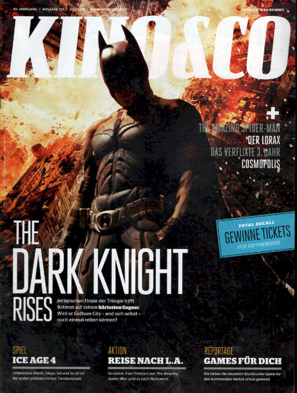 Kino & Co Magazin Deutschland 2012 #137 The Dark Knight Rises
