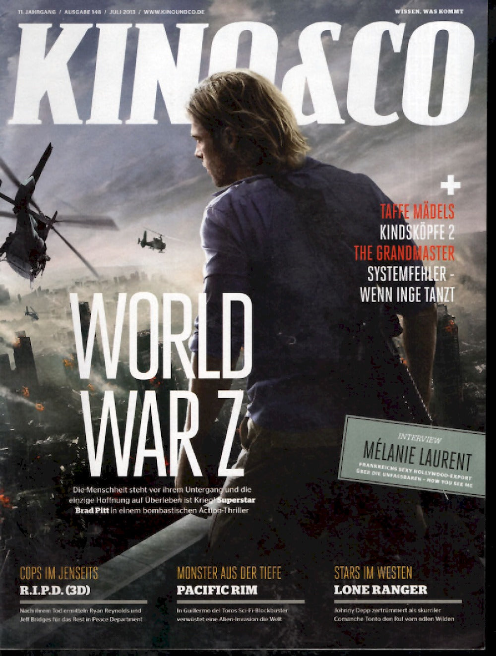 Kino & Co Magazin Deutschland 2013 #148 Brad Pitt