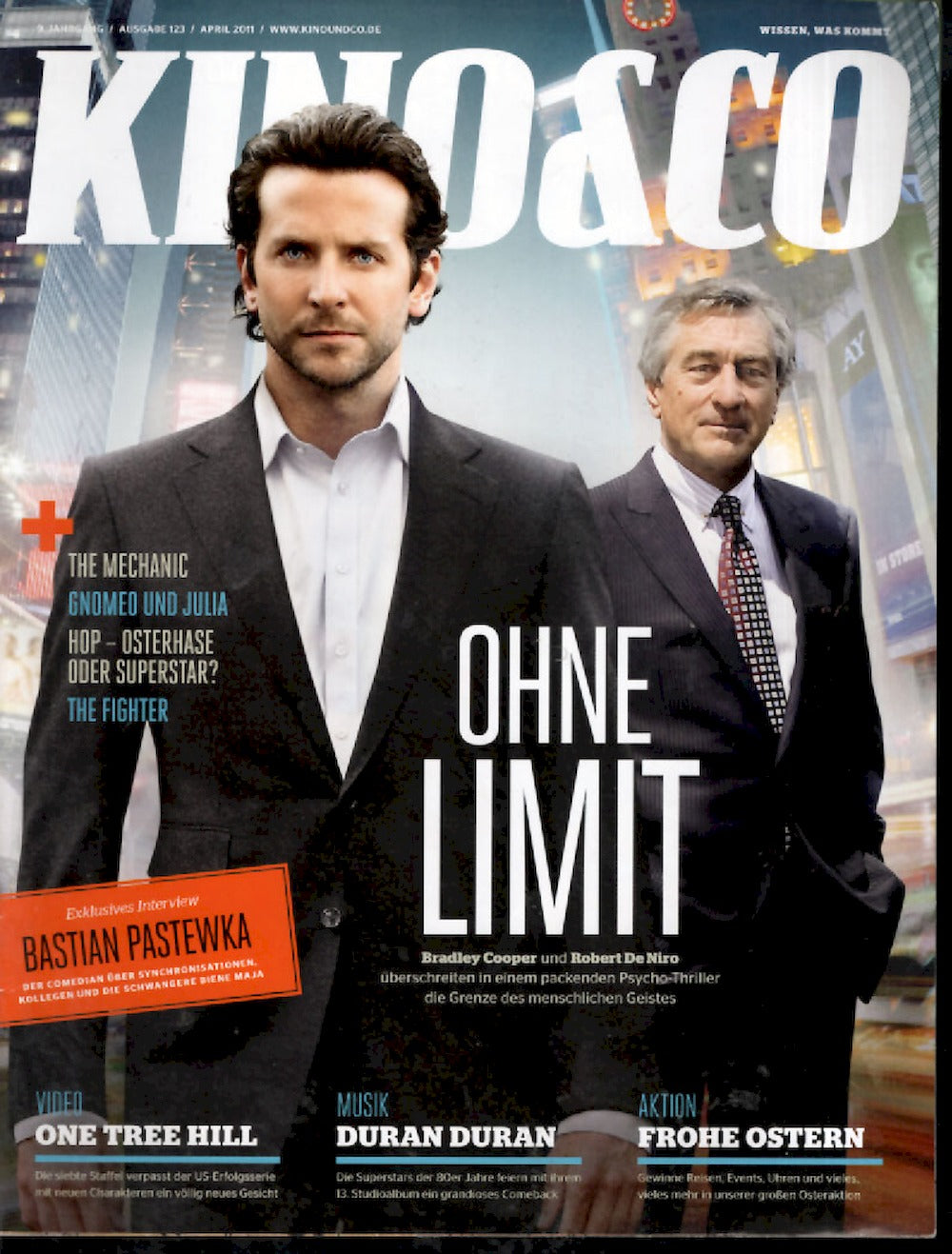 Kino & Co Magazin Deutschland 2011 #123 Bradley Cooper Robert DeNiro