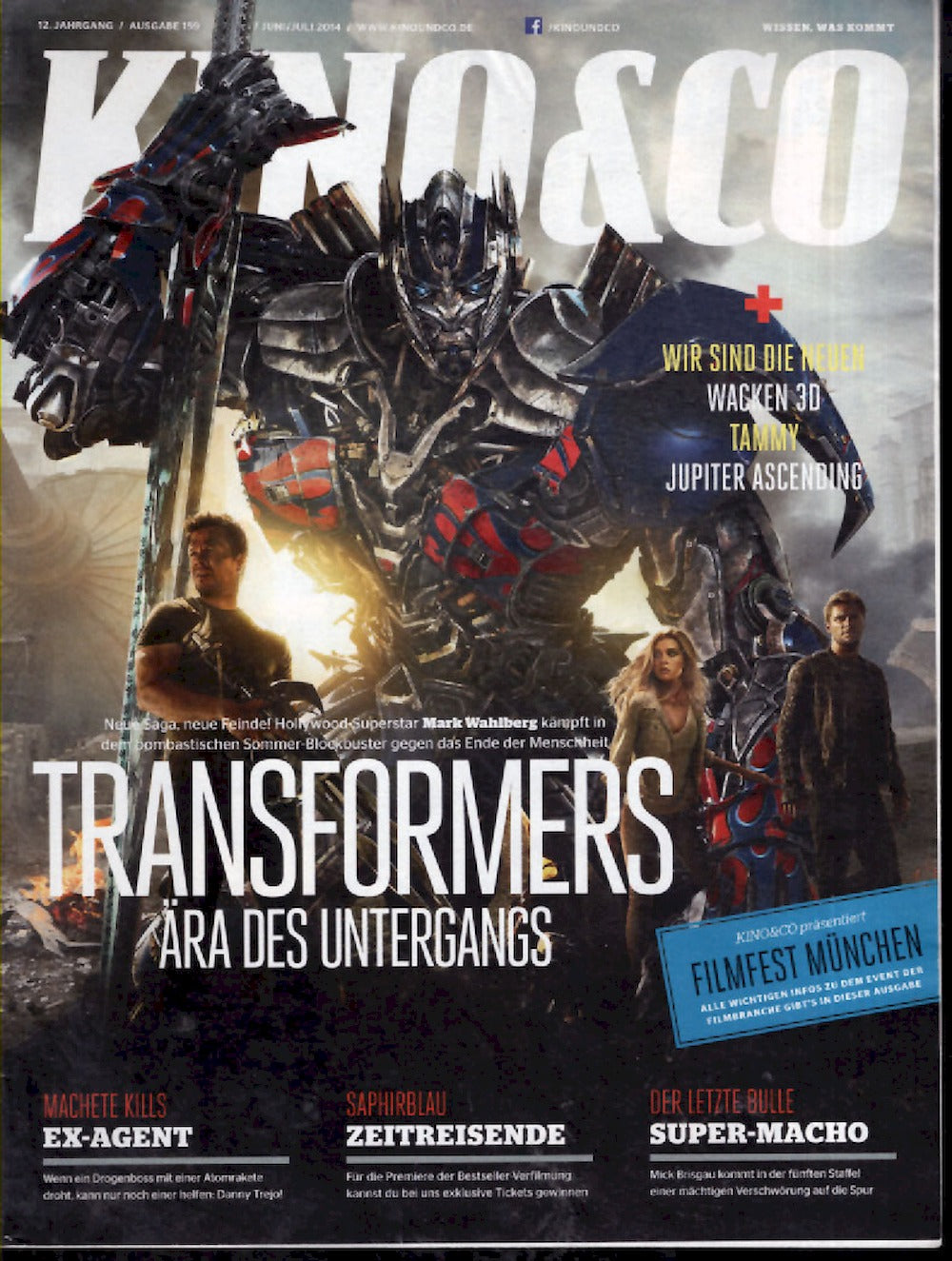 Kino & Co Magazin Deutschland 2014 #159 Transformers Mark Wahlberg