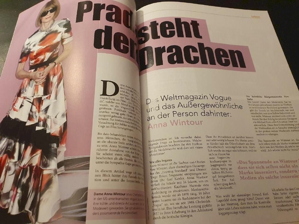 Erfolg Rivista Germania 2020-05 Daniela Katzenberger Anna Wintour