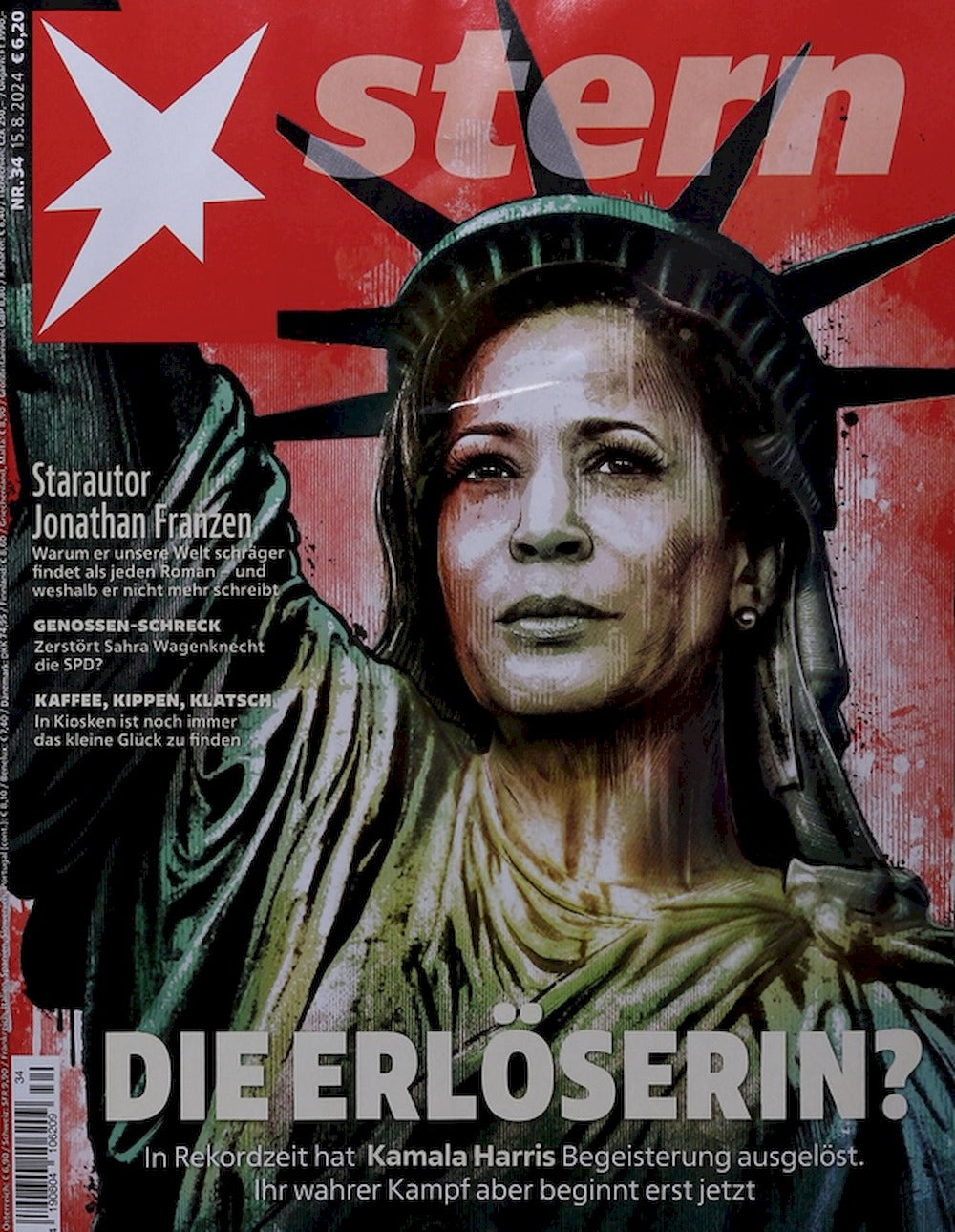 Stern Magazin Deutschland 2024-34 Kamala Harris