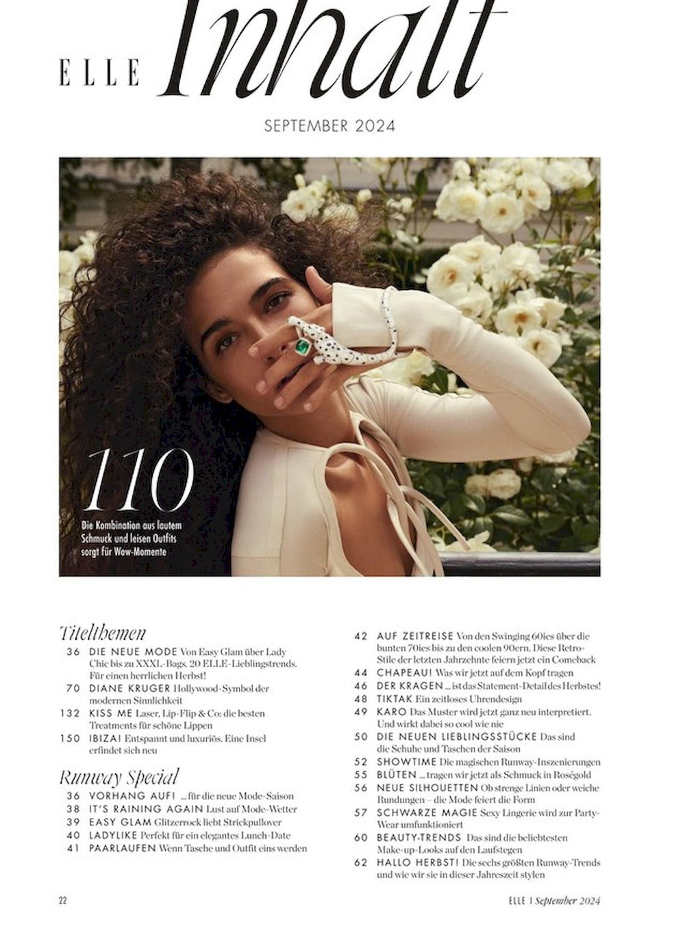 Elle Rivista Germania 2024-09 Diane Kruger
