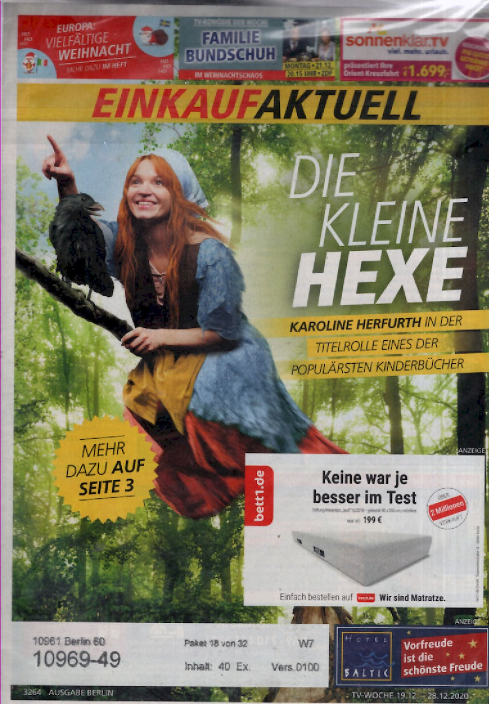 Einkauf Aktuell Magazin Deutschland 2020-52 Karoline Herfurth