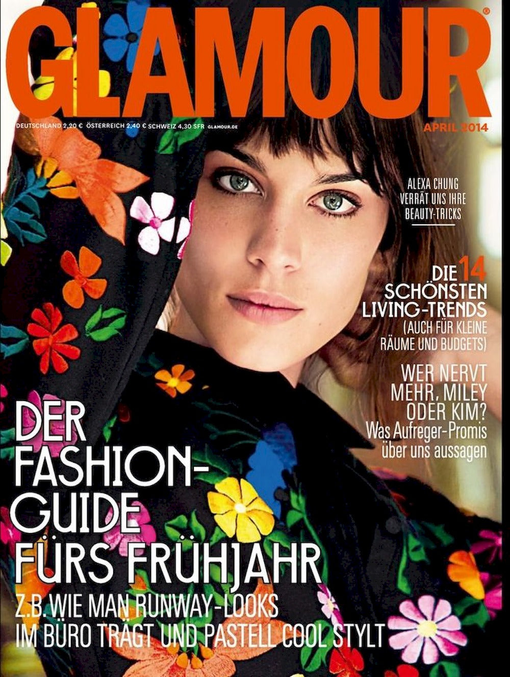Glamour Magazin Deutschland 2014-04 Alexa Chung
