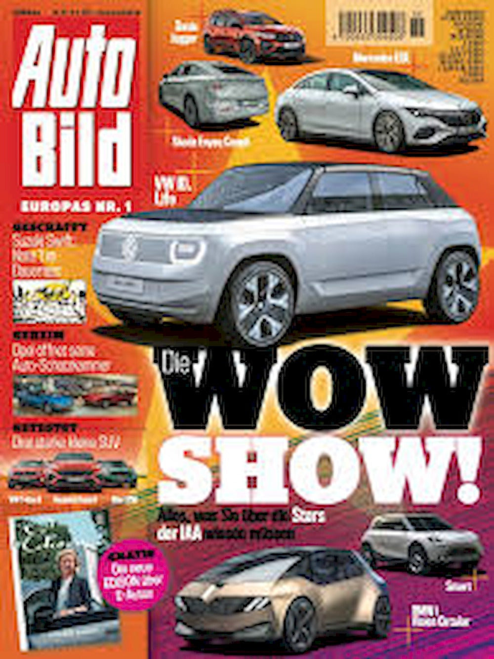 Auto Bild Magazin Deutschland 2021-36 Dacia Jogger VW ID Life Skoda Enyaq