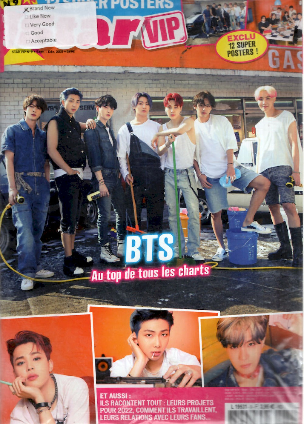 Star VIP Magazin Frankreich 2021 #9 BTS + Poster