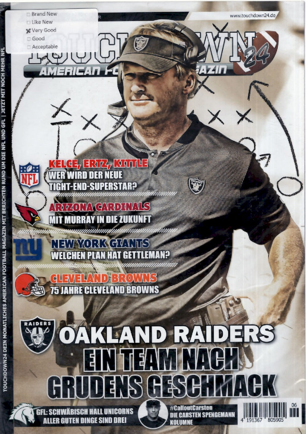 Touchdown Magazin Deutschland 2019 #22 Oakland Raiders Gruden