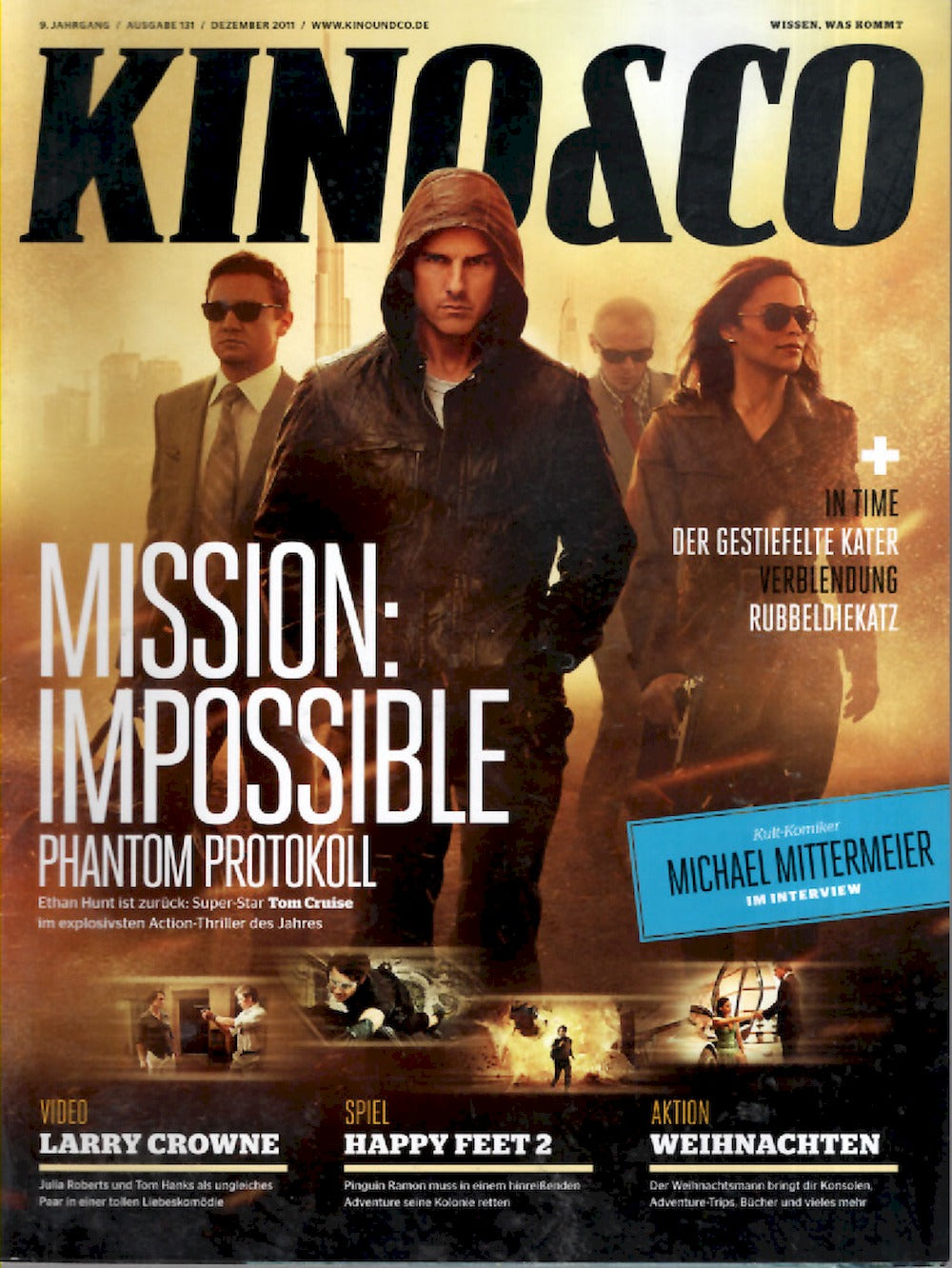 Kino & Co Magazin Deutschland 2011-11 Tom Cruise Paula Patton Jeremy Renner