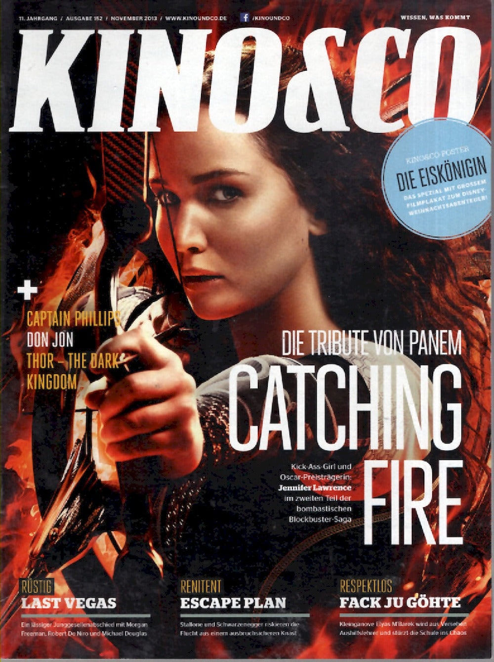Kino & Co Tijdschrift Duitsland 2013-11 Jennifer Lawrence Originele uitgave