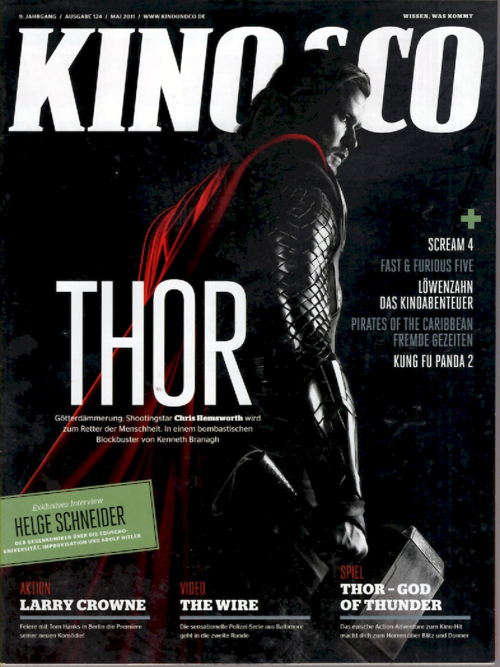 Kino & Co Magazin Deutschland 2011-05 Chris Hemsworth Thor