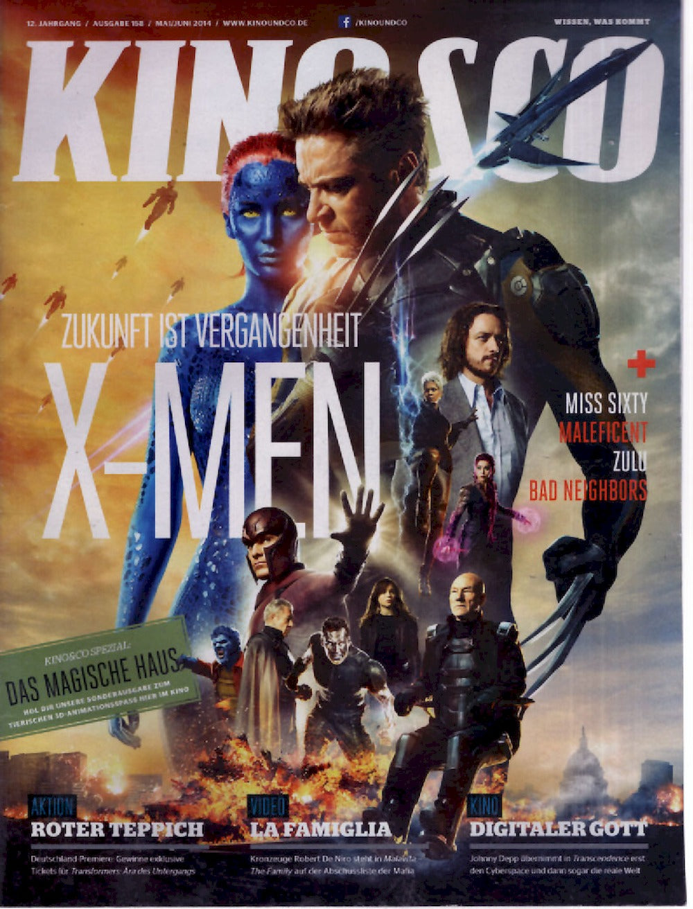 Kino & Co Magazin Deutschland 2014-05+06 Hugh Jackman X-Men