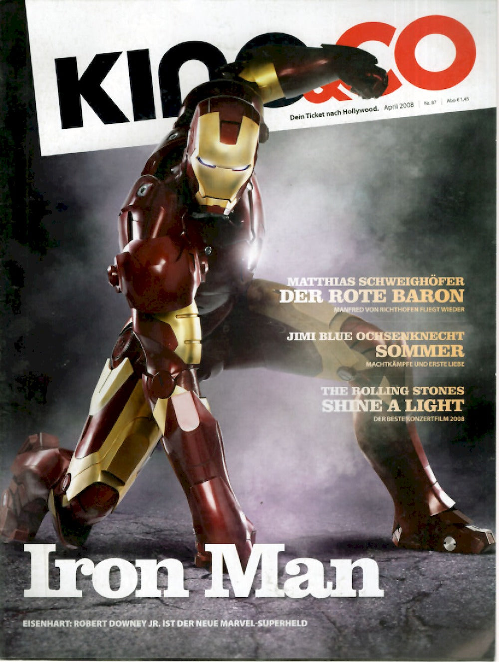 Kino & Co Magazin Deutschland 2008-04 Robert Downey Jr.