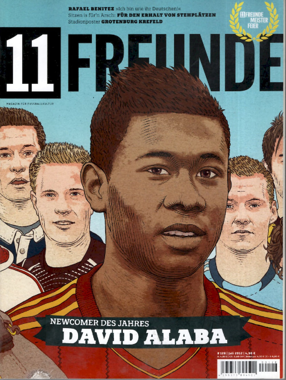 11 Freunde Magazin Deutschland 2012 #128 David Alaba Rafael Benitez