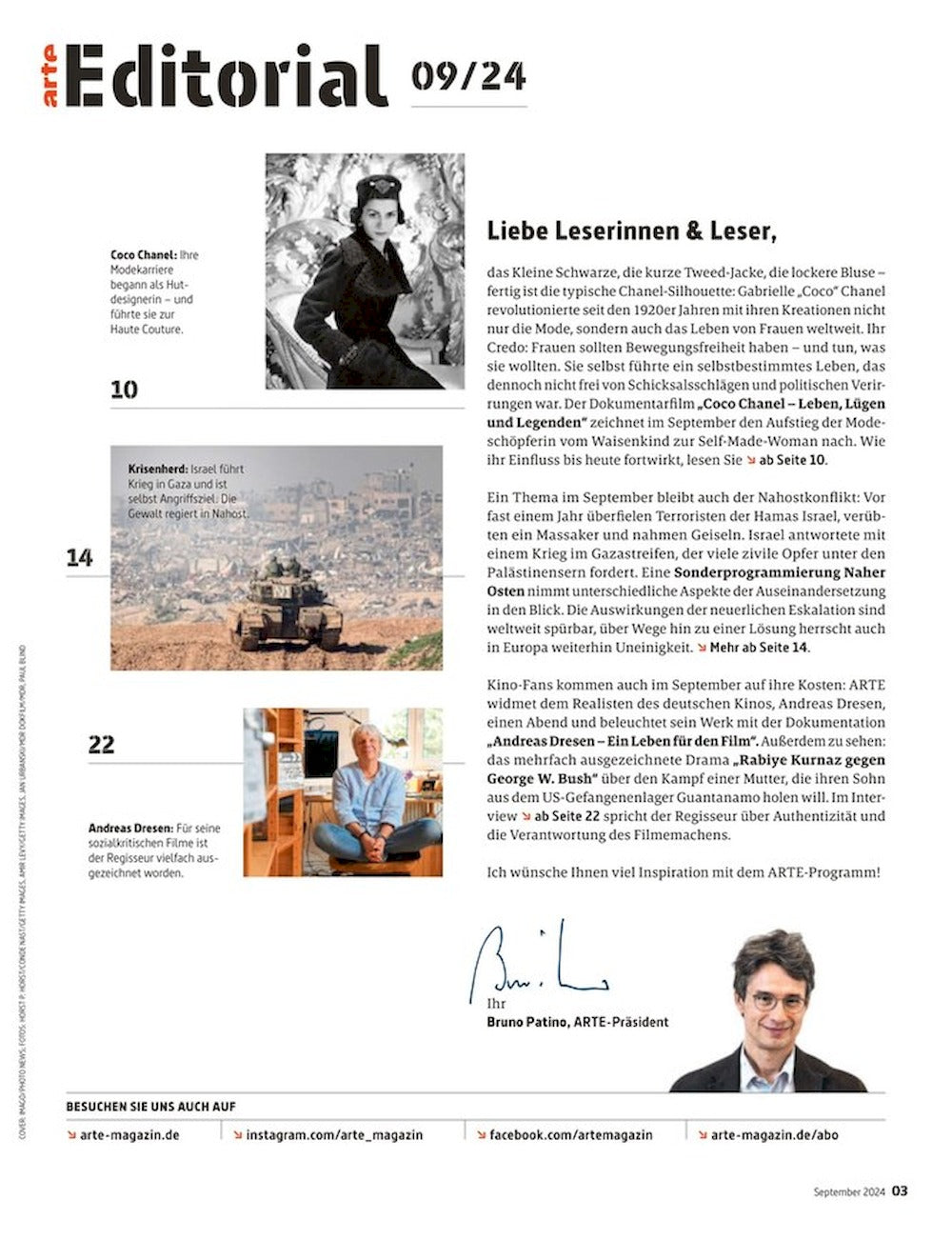 Arte Rivista Germania 2024-09 Coco Chanel