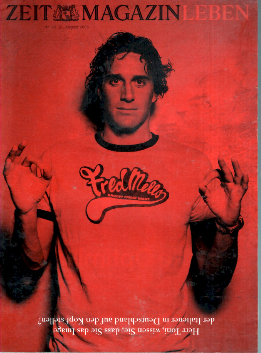 Zeit Magazin Deutschland 2008-35 Luca Toni