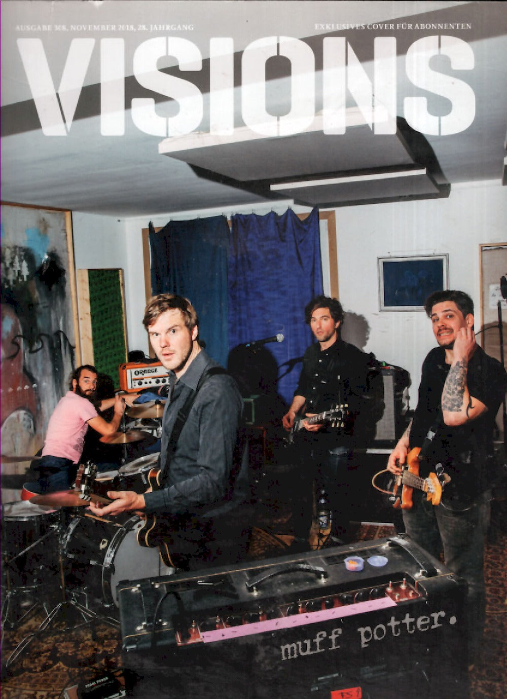 Visions Magasin Tyskland 2018-11 Muff Potter Edition Originalutgåva