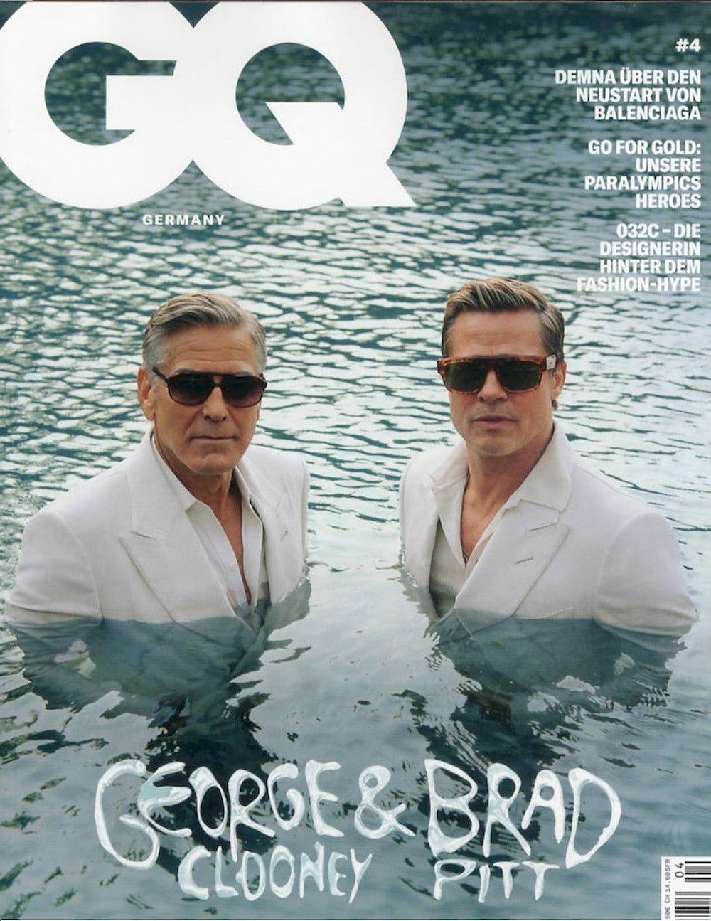GQ Magazin Deutschland 2024-04 George Clooney Brad Pitt