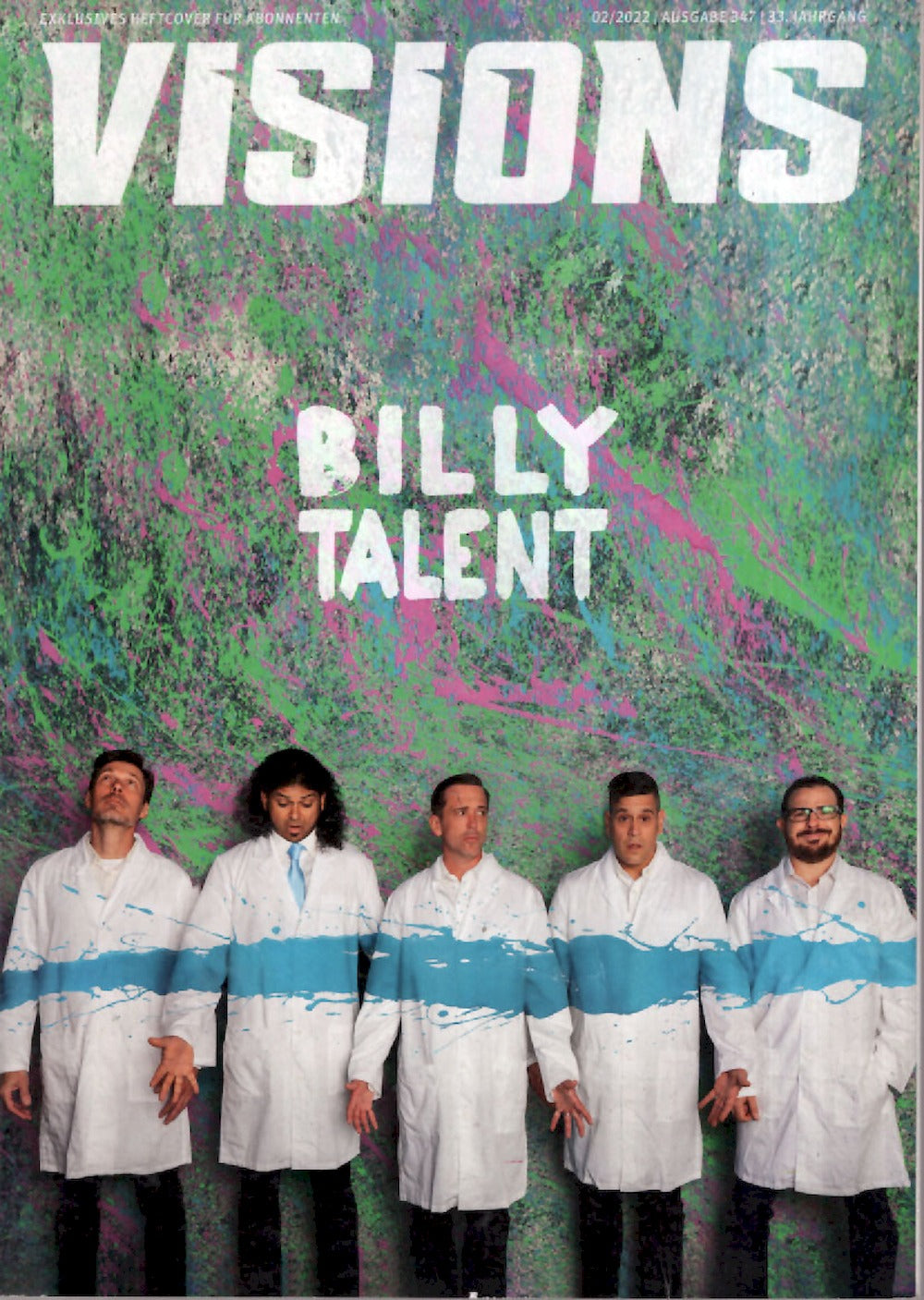 Visions Magazin Deutschland 2022-02 Billy Talent Edition #347