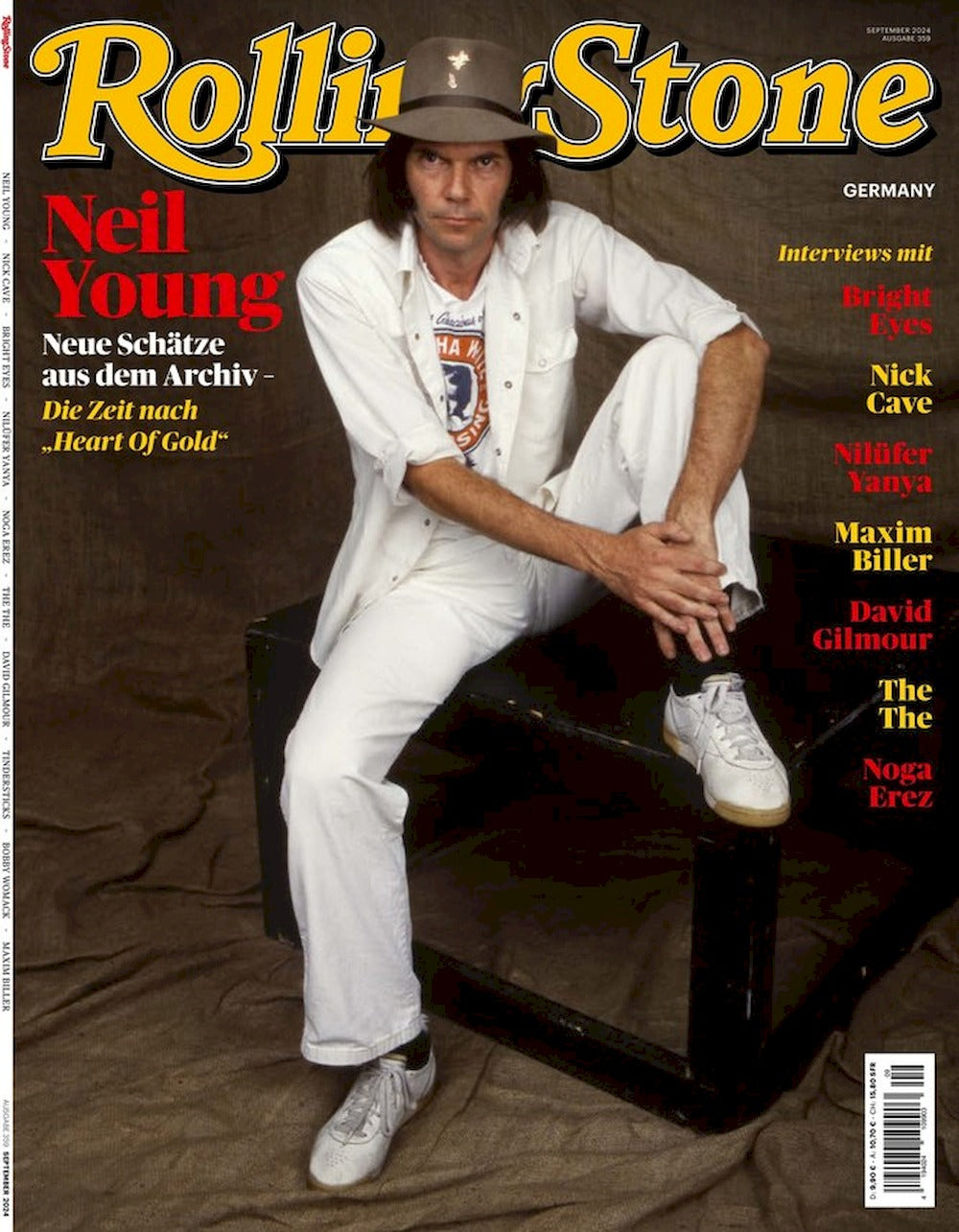 Rolling Stone Rivista Germania 2024-09 Neil Young + Vinyl Heart Of Gold
