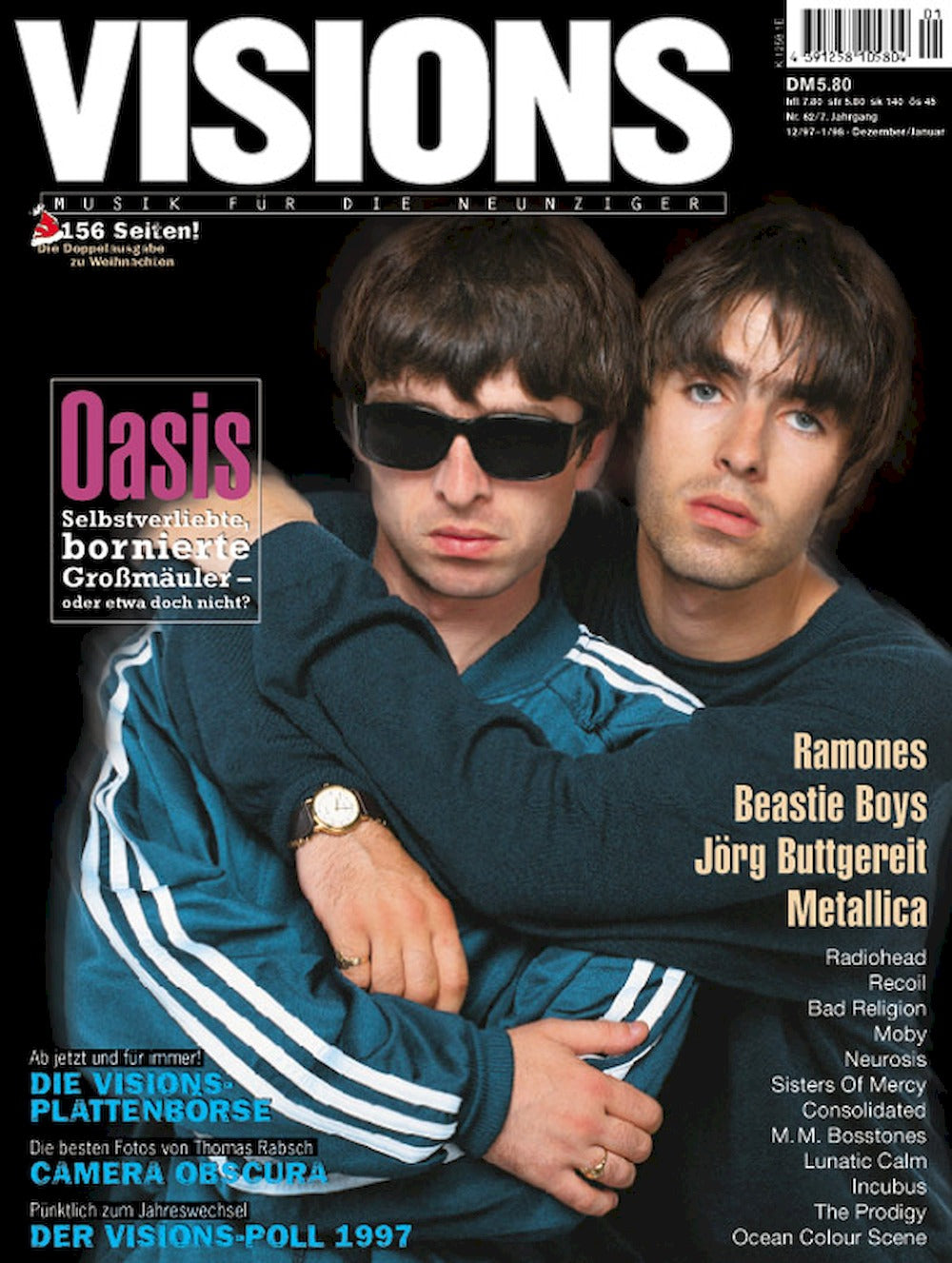 Visions Magazin Deutschland 1997-12+01 Oasis Ramones Beastie Boys Metallica