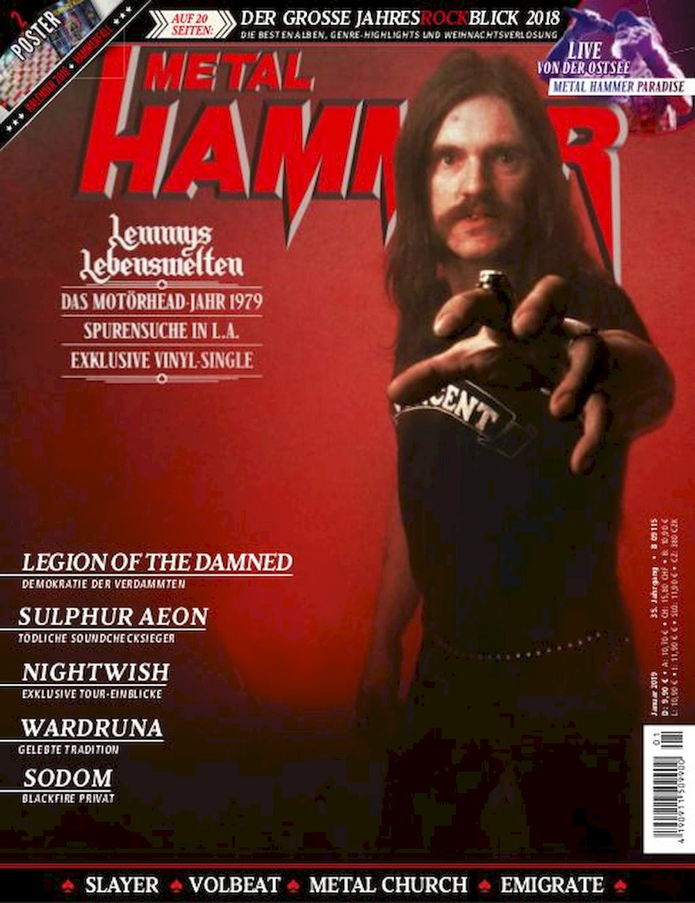 Metal Hammer Magazin Deutschland 2019-01 Motörhead + Vinyl