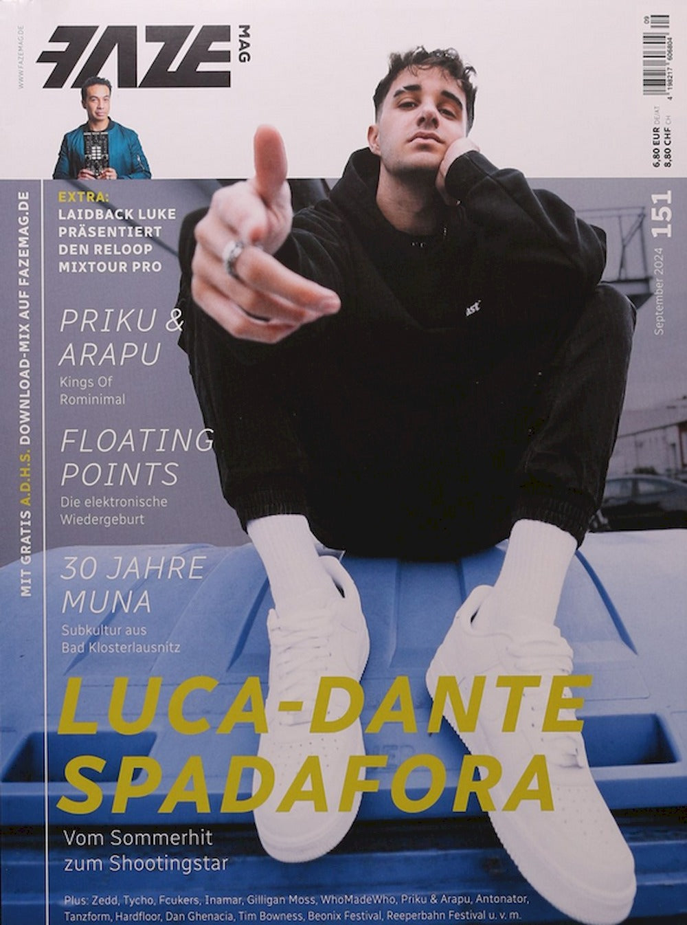 Faze Lehti Saksa 2024-09 – Luca-Dante Spadafora Priku Arapu Floating Points – Alkuperäinen painos