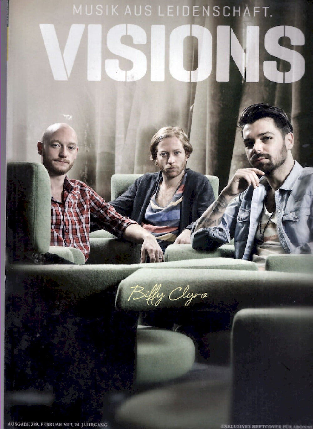 Visions Magazin Deutschland 2013-02 Biffy Clyro Edition