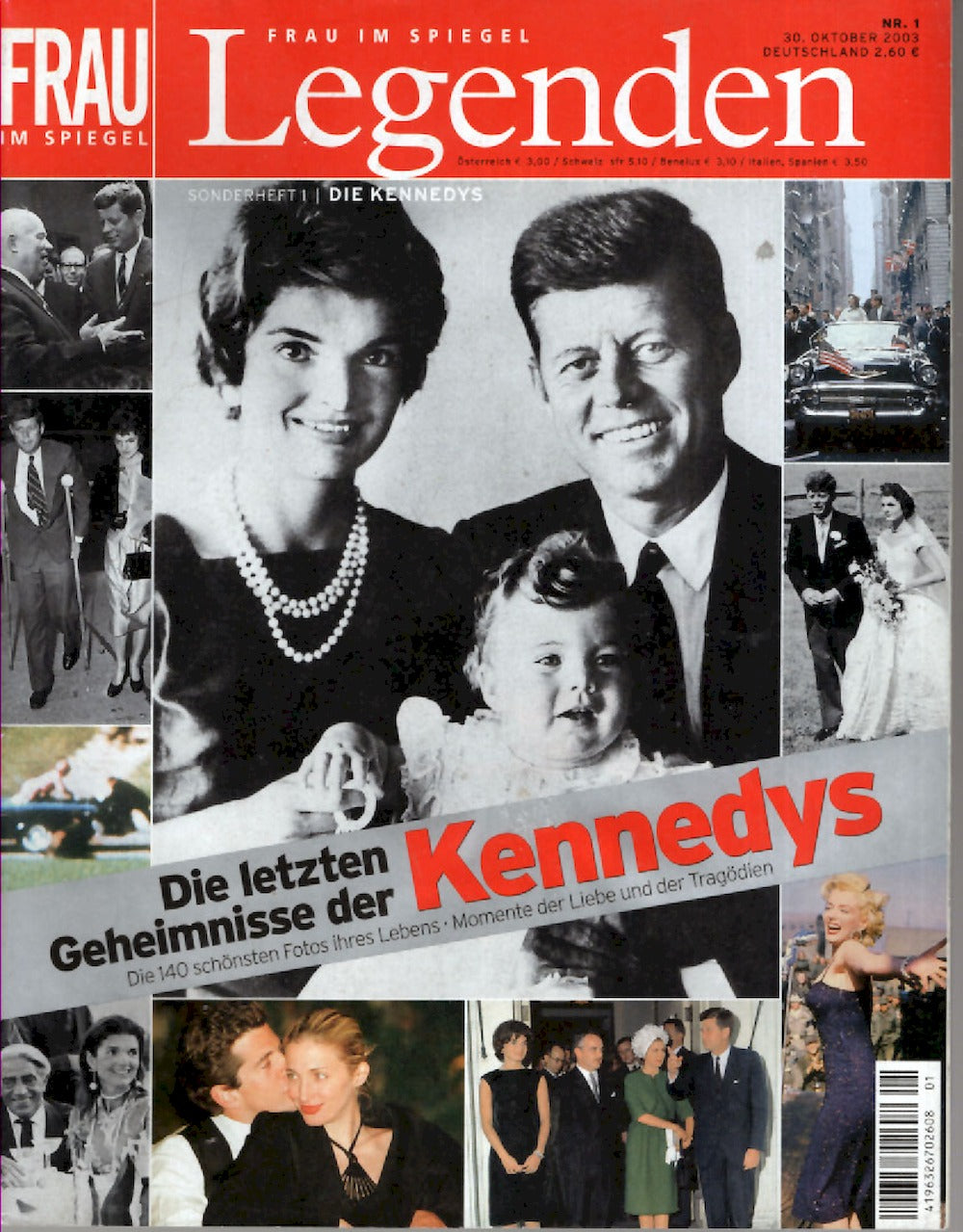 Frau Im Spiegel Legenden Magazin Deutschland 2004 #1 Jacqueline Lee Bouvier John F. Kennedy