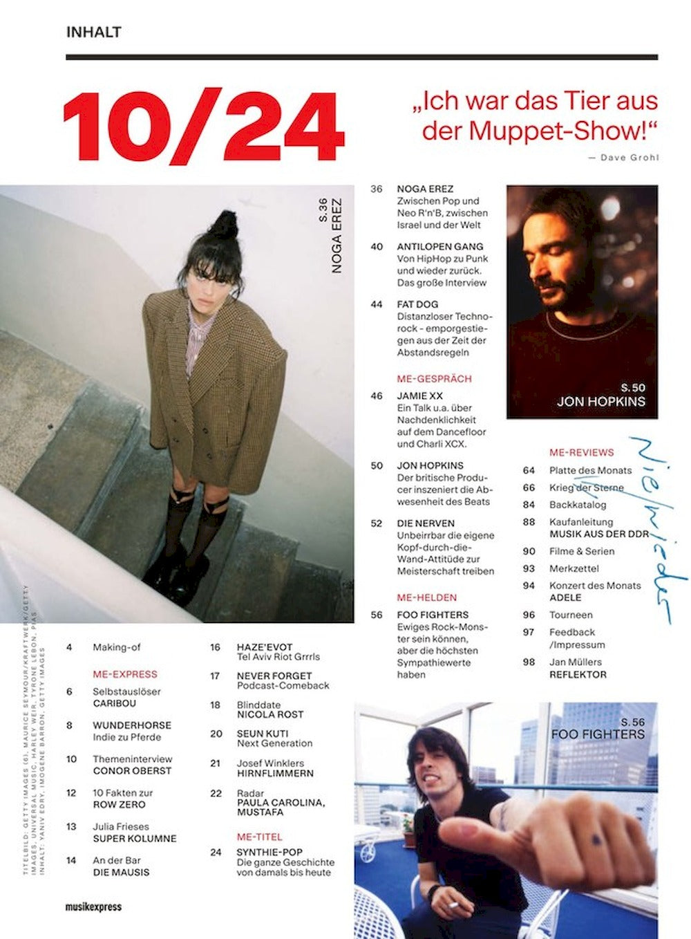 Musikexpress Magazin Deutschland 2024-10 Kraftwerk Depeche Mode Billie Eilish Bronski Beat