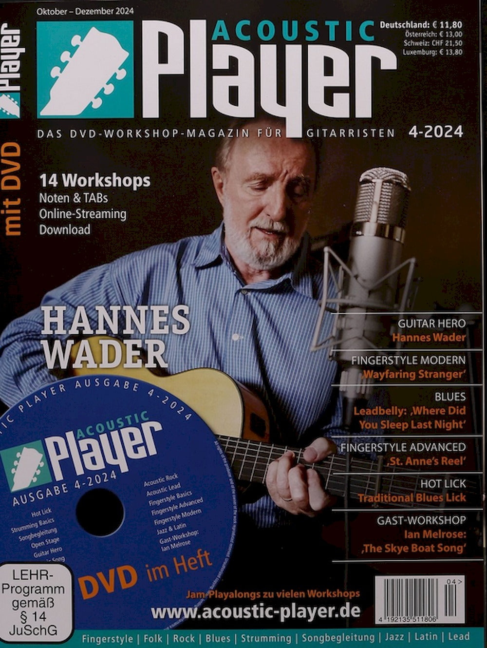 Acoustic Player Magasin Tyskland 2024-04 Hannes Wader