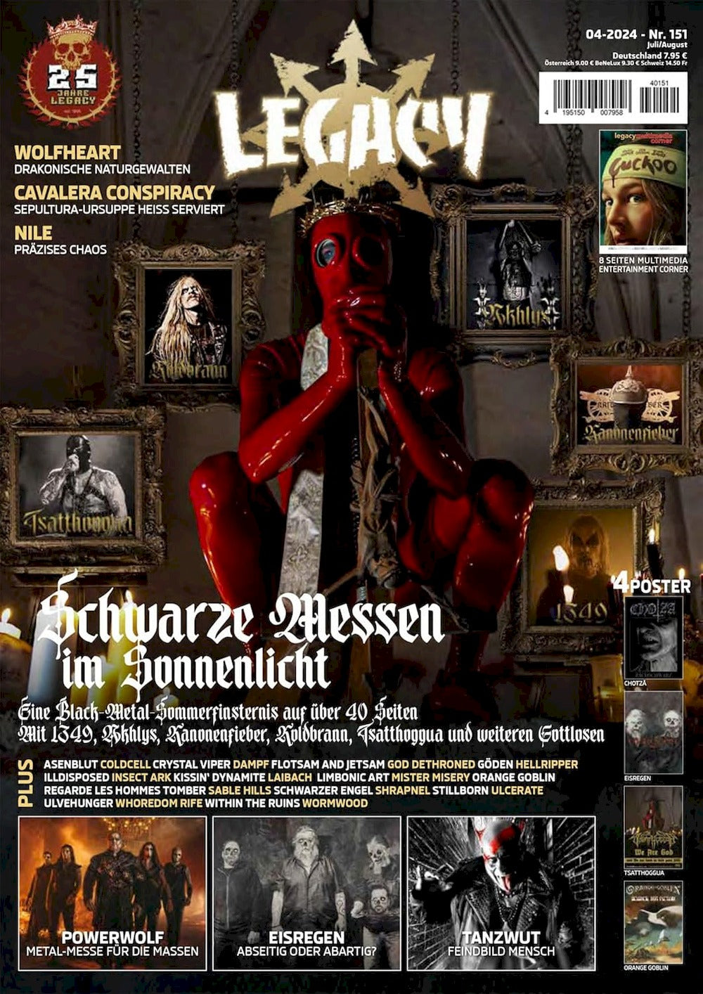 Legacy Magazin Deutschland 2024-04 Akhlys Koldbrann Tsatthoggua #151