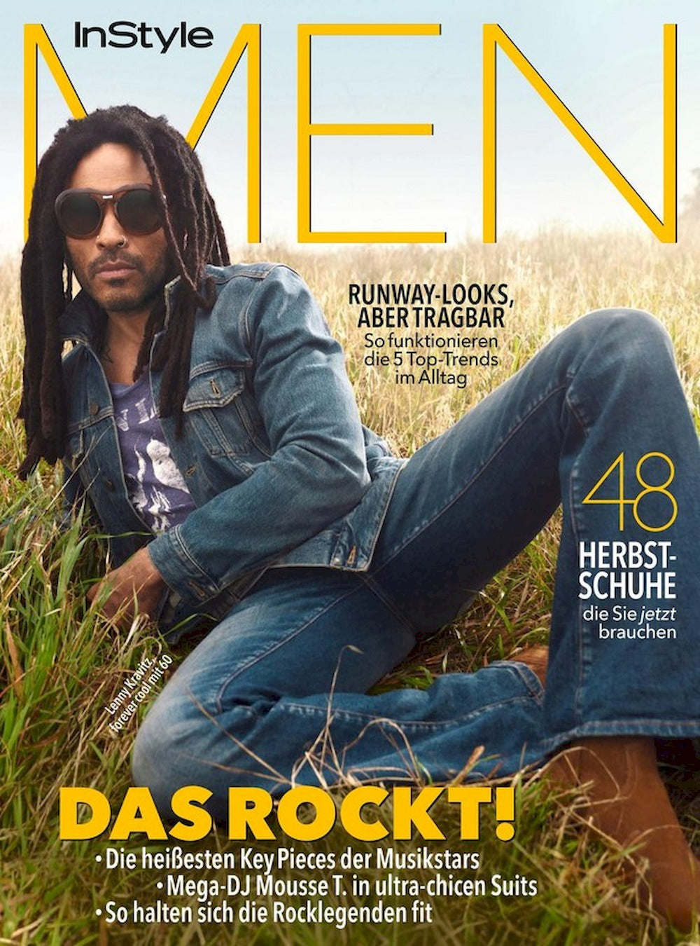 InStyle Men Magazin Deutschland 2024-03 Lenny Kravitz