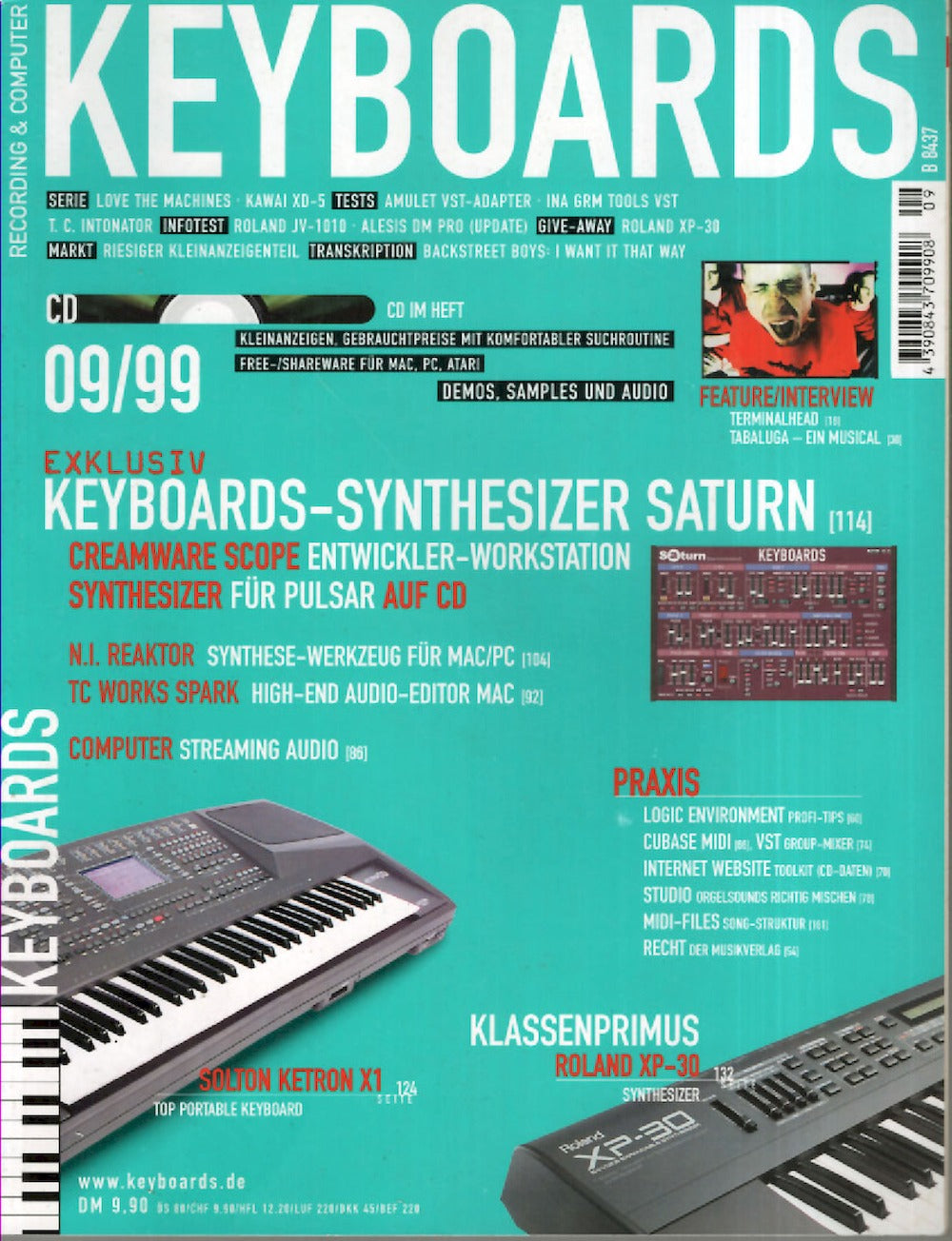 Keyboards Magazin Deutschland 1999-09 Terminalhead Tabaluga
