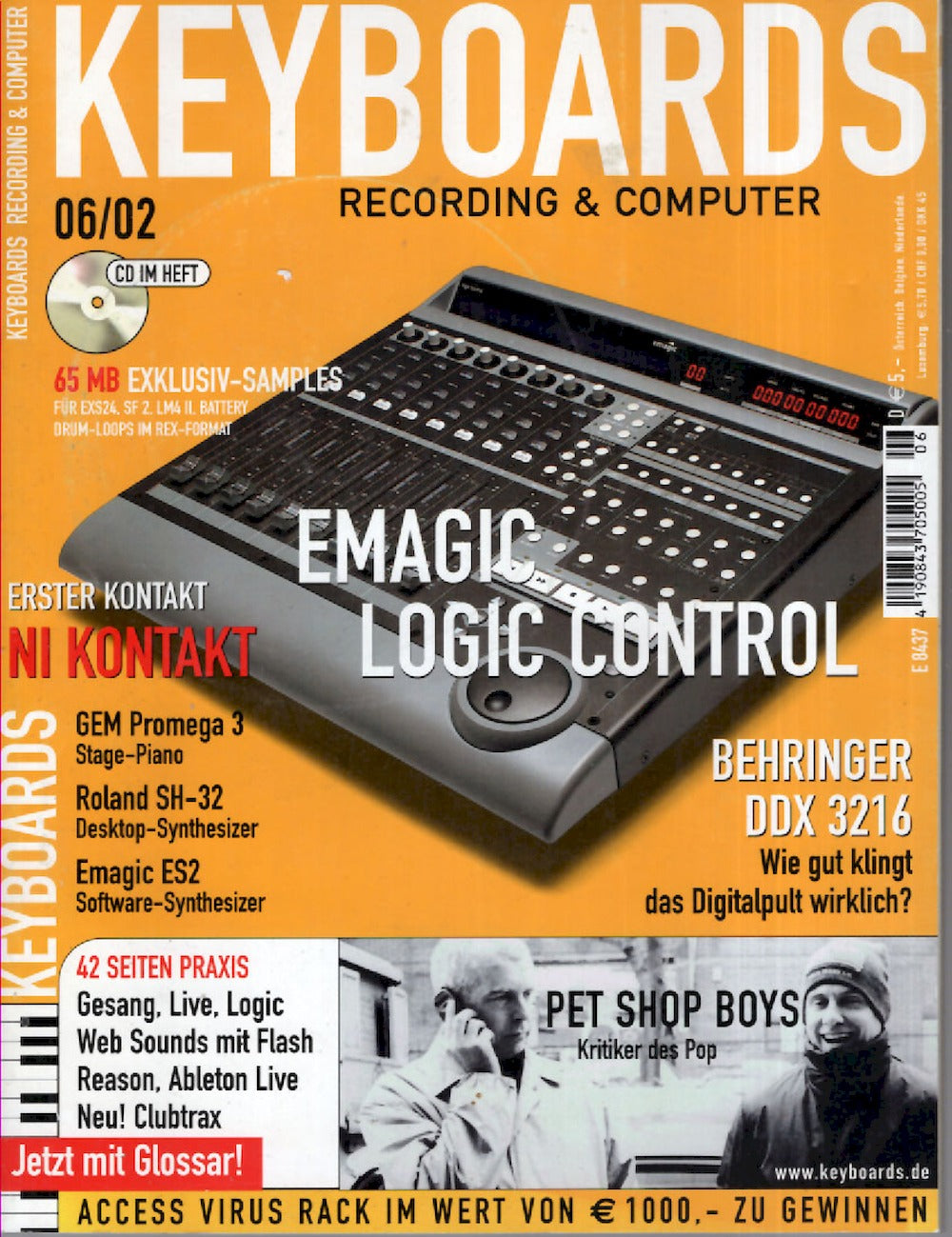 Keyboards Magazine Germany 2002-06 – Pet Shop Boys – Original Print Issue