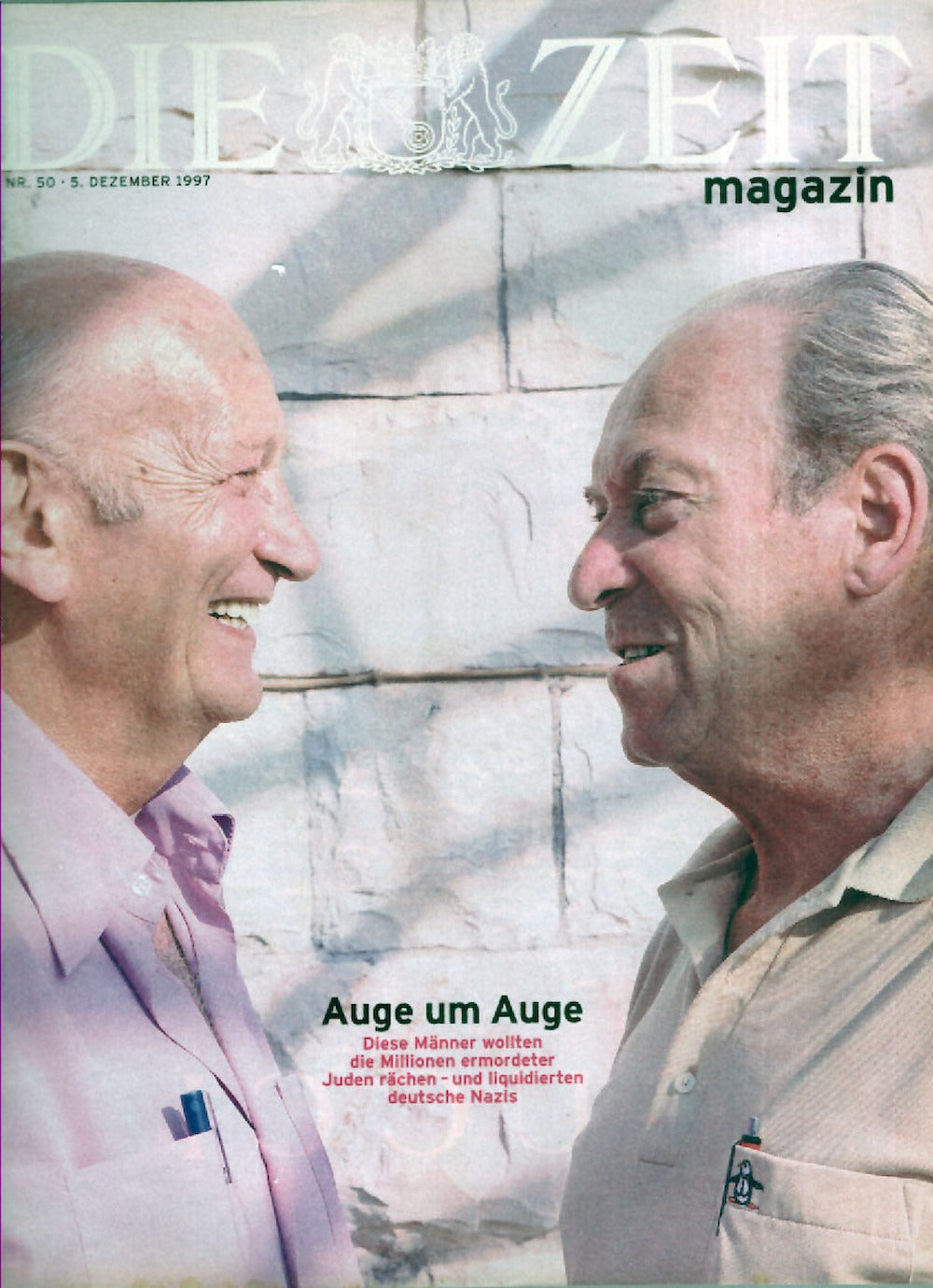 Zeit Magazin Deutschland 1997-50 Chaim Miller Dov Shenkal Olie Giveon