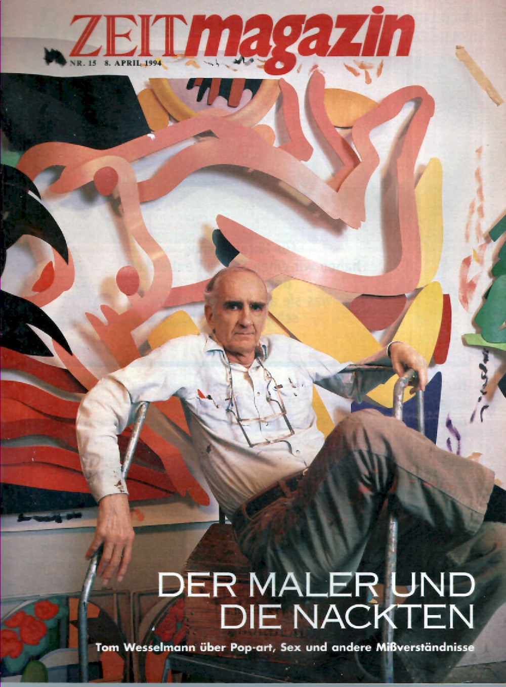 Zeit Lehti Saksa 1994-15 Tom Wesselmann Alkuperäinen painos