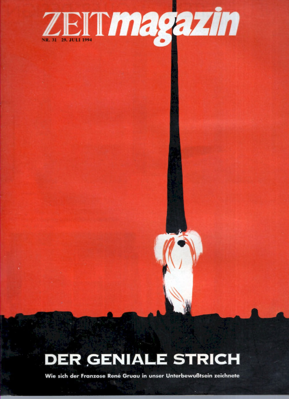 Zeit Magasin Tyskland 1994-31 Rene Gruau Originalutgåva
