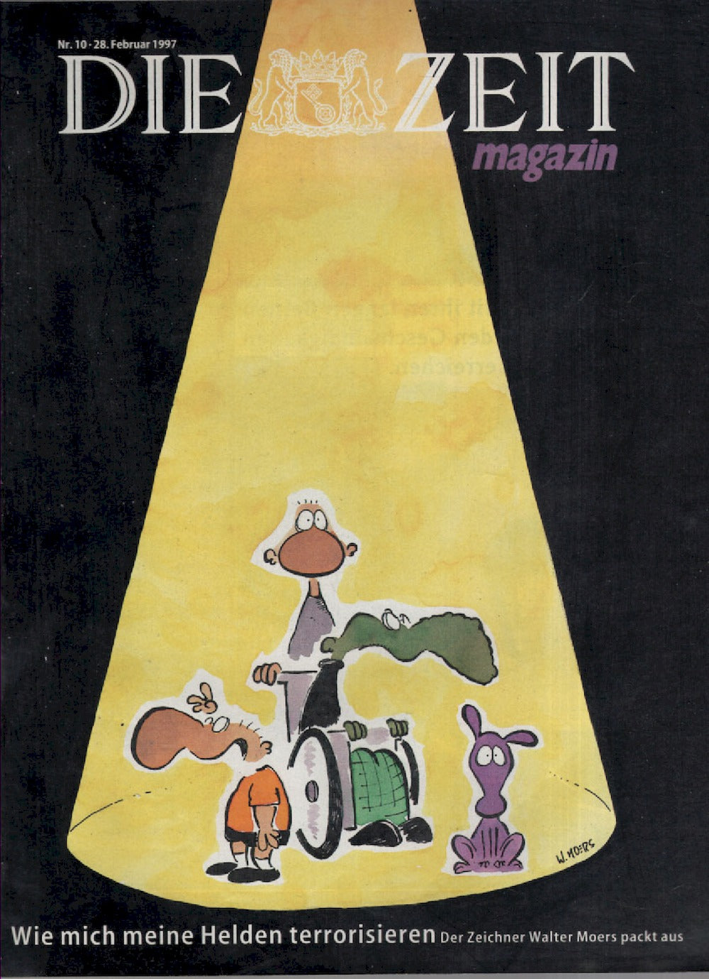 Zeit Revista Alemania 1997-10 Walter Moers Edición original