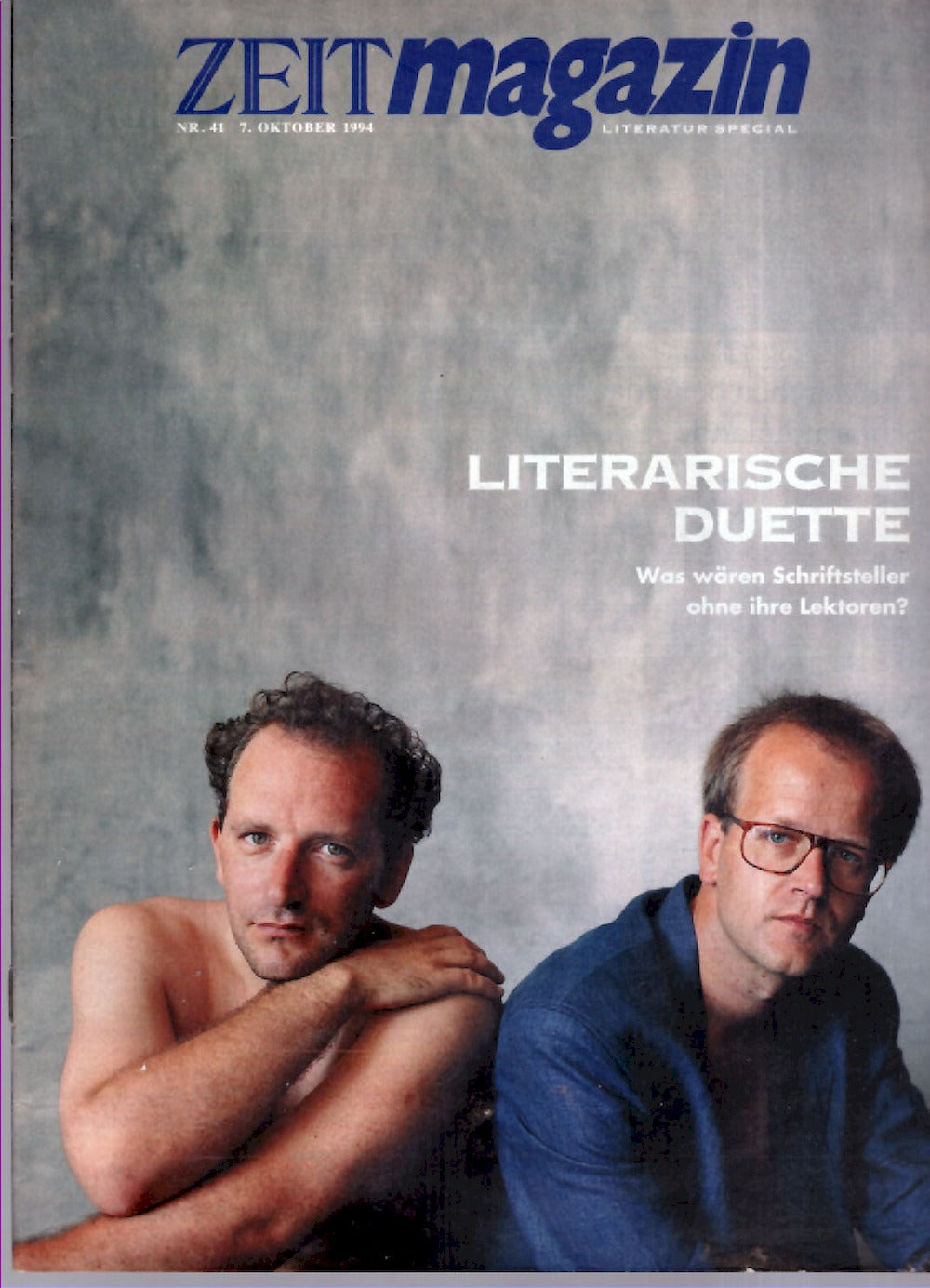 Zeit Magazin Deutschland 1994-41 Robert Schneider Thorsten Ahrend
