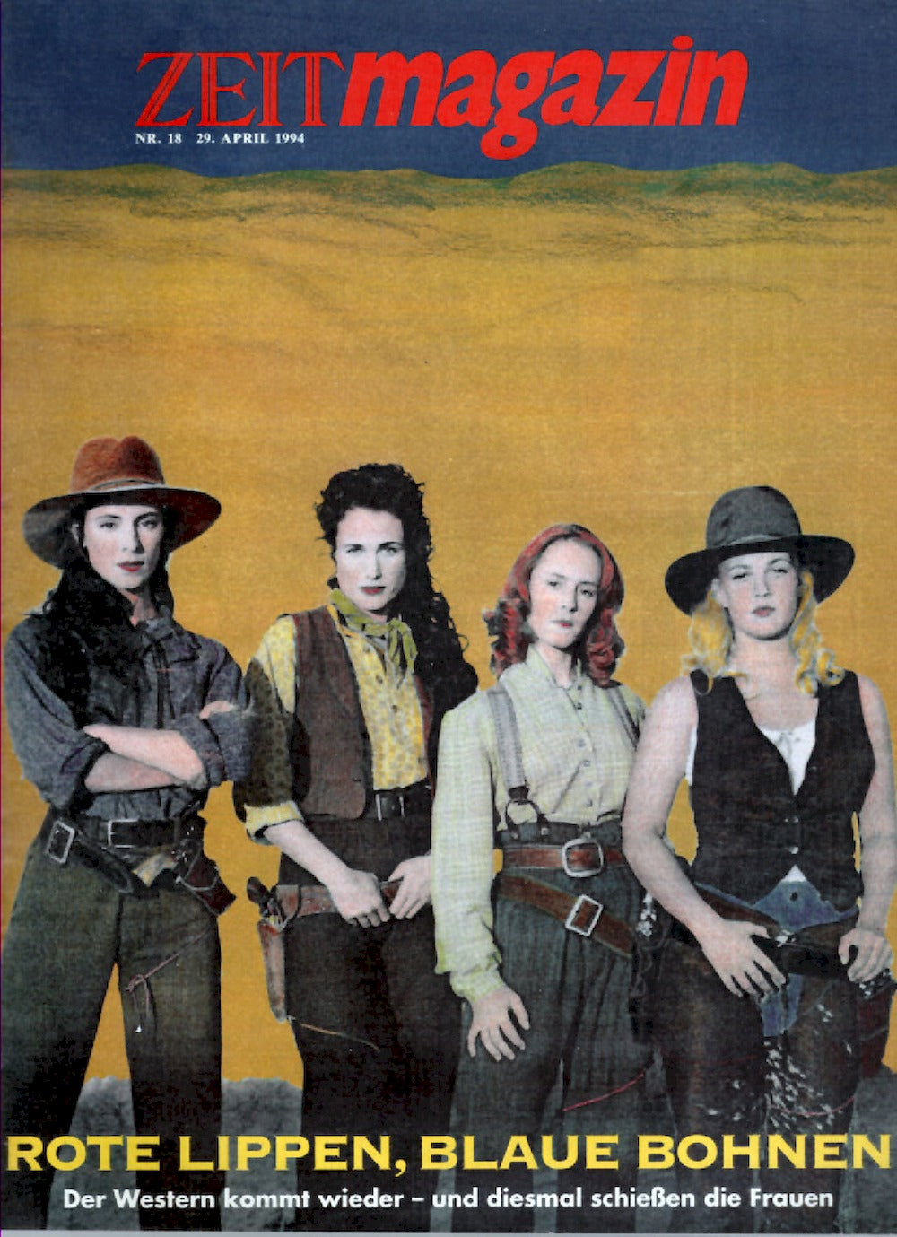 Zeit Tijdschrift Duitsland 1994-18 Madeleine Stowe Andie MacDowell Drew Barrymore Mary Stuart Masterson Originele uitgave