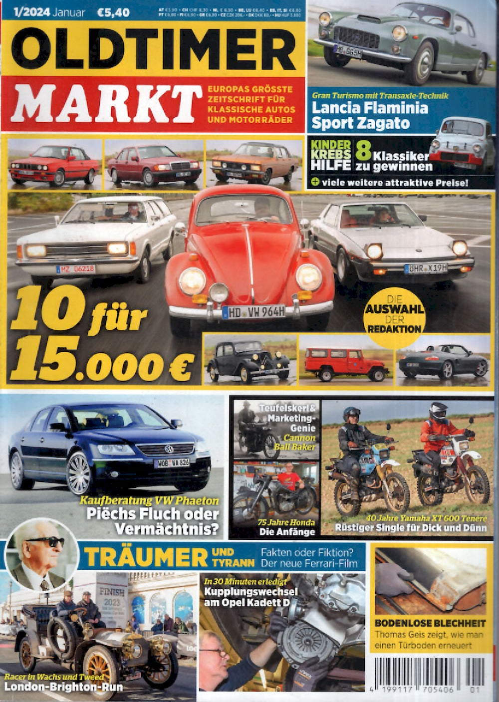 Oldtimer Markt Magazin Deutschland 2024-01 Canon Ball Baker