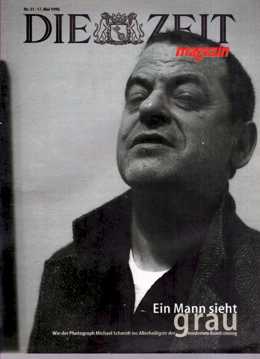 Zeit Magasin Tyskland 1996-21 Michael Schmidt Originalutgåva